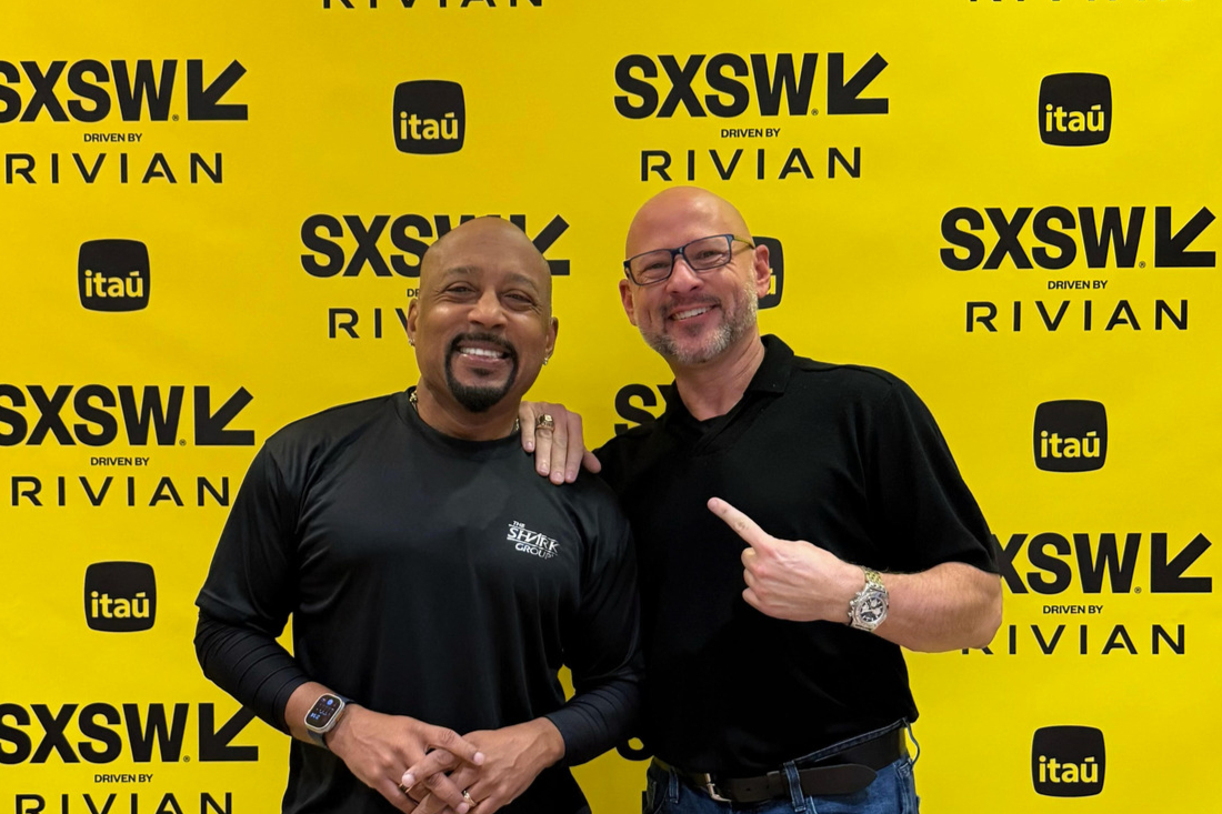 Daymond John and Brandon Sawalich at SXSW