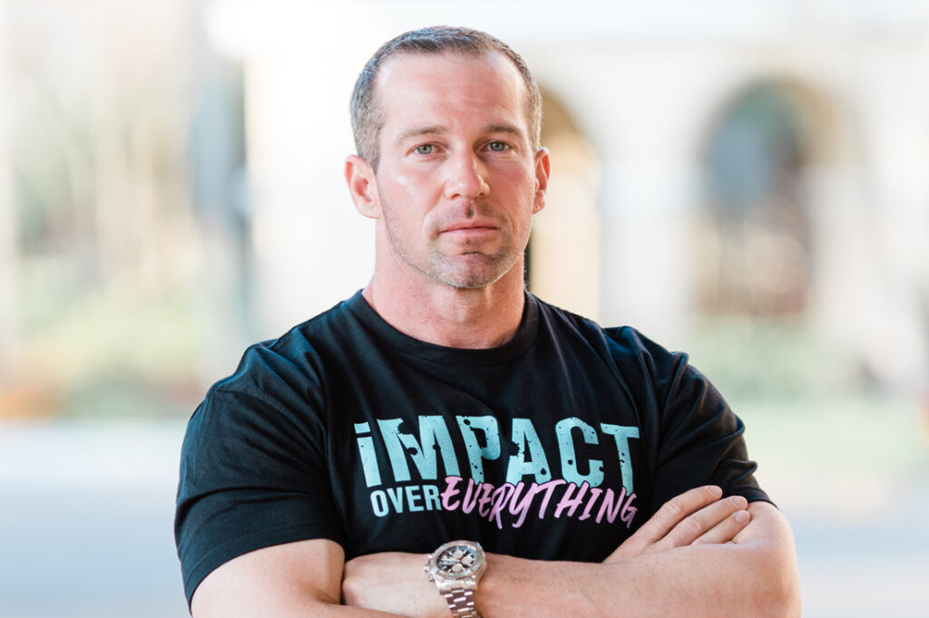 A headshot of health and fitness entrepreneur Jason Phillips