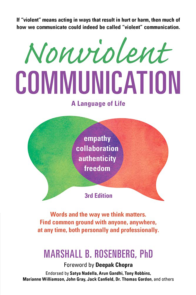 Cover of Nonviolent Communication, a book on communication strategies