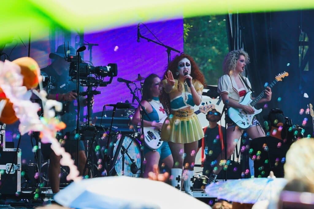 Chappell Roan on stage