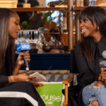 Isha Sesay is interviewed
